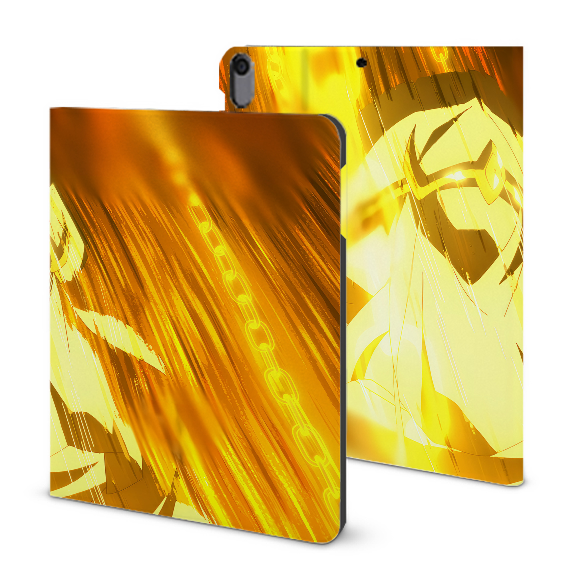 （画像用） 転スラ Regarding Reincarnated to Slime IPad ケース ブック型 PUレザー TPU 耐衝撃 軽量 薄型 ペン収納なし 全面保護 IPad 各モデル対応